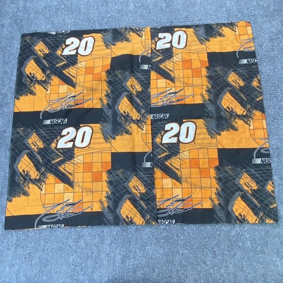 Tony Stewart Pillow Sham NASCAR #20 Orange Black Standard Size 26x20 Springs - Picture 4 of 10